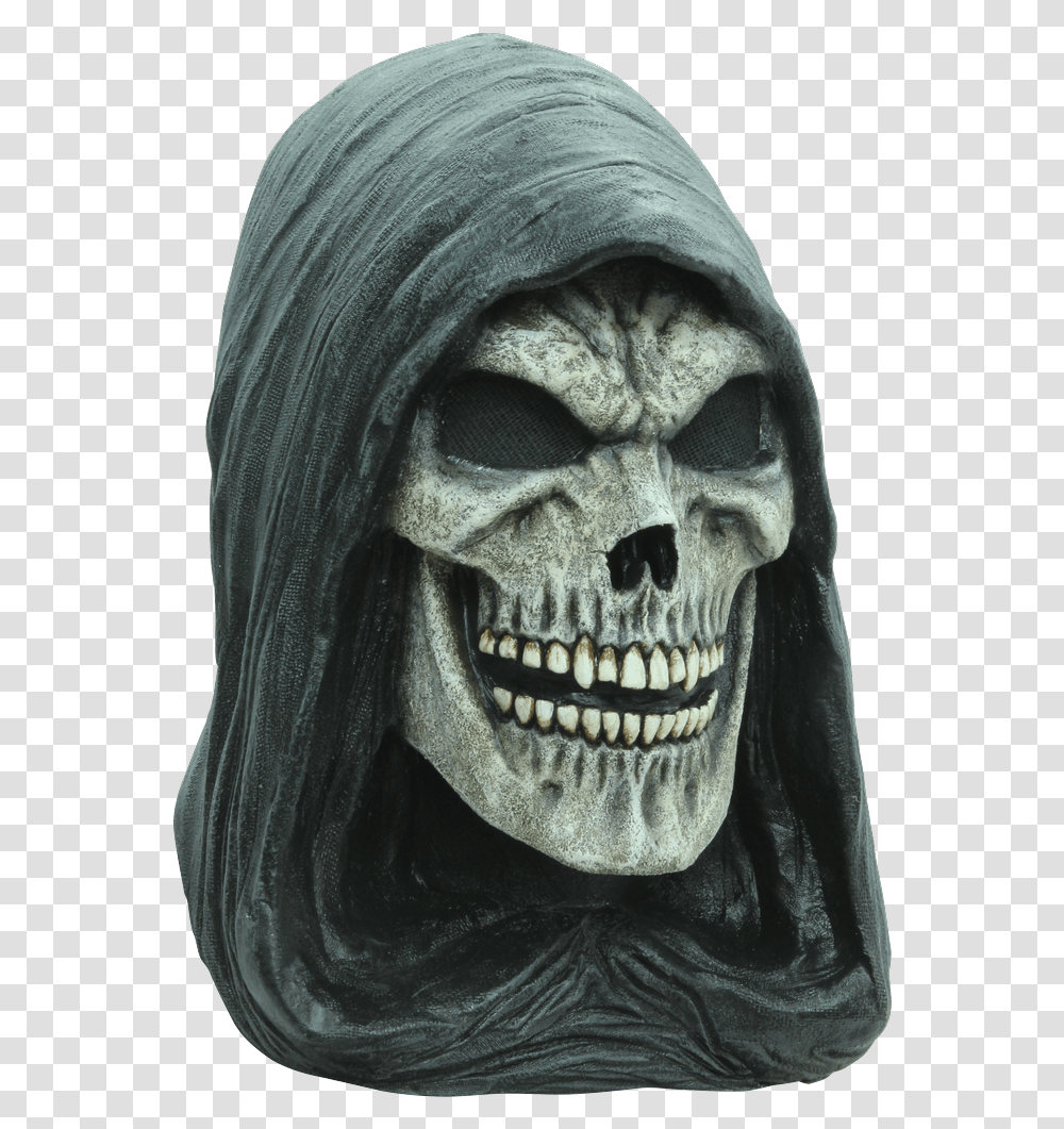 Grim Reaper Halloween Mask Esqueleto La Muerte De Halloween, Clothing, Costume, Person, Head Transparent Png