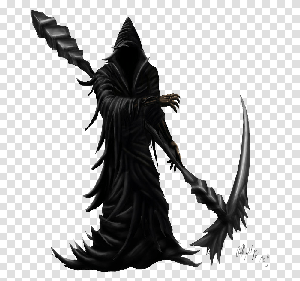 Grim Reaper Hd Grim Reaper, Person, Human, Kneeling Transparent Png