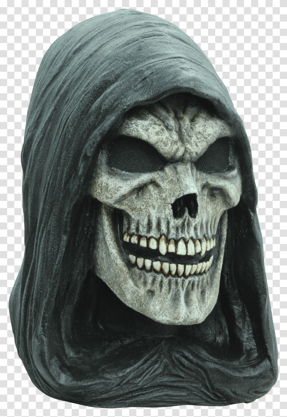 Grim Reaper Head Grim Reaper Head, Costume, Person, Face Transparent Png