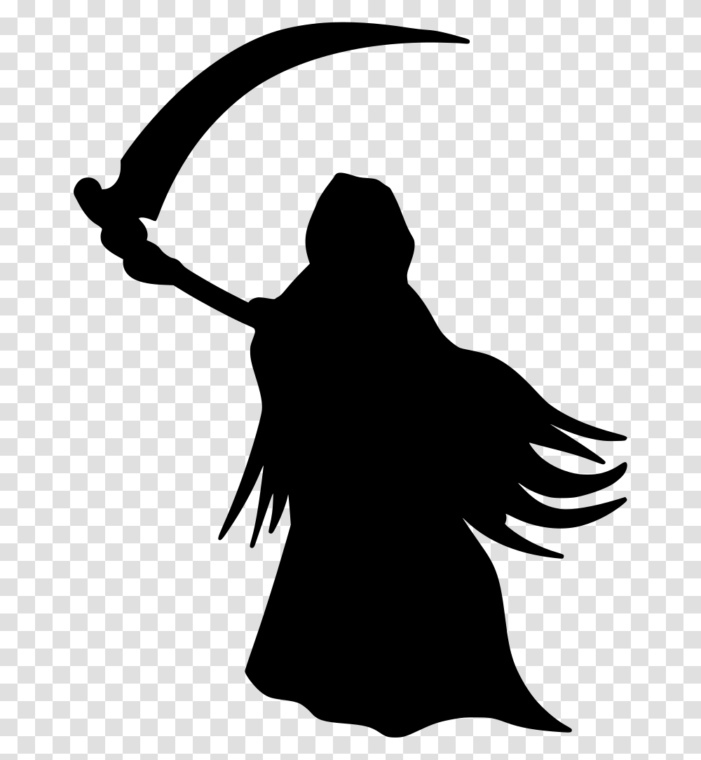 Grim Reaper Scythe Grim Reaper Gif, Gray, World Of Warcraft Transparent Png