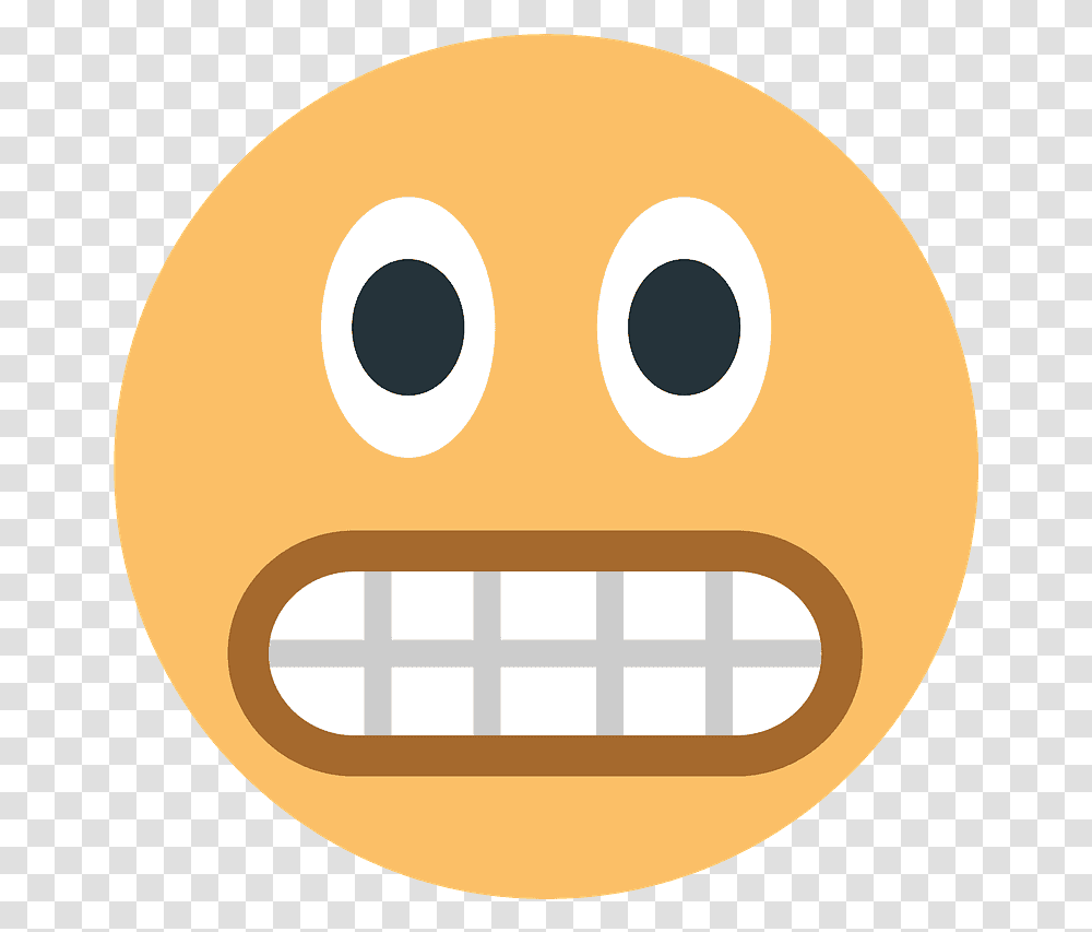 Grimacing Face Emoji Clipart Emoji, Food, Sweets, Label, Text Transparent Png