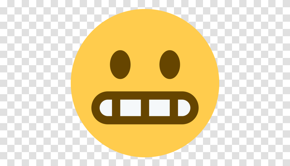 Grimacing Face Emoji Grimacing Emoji Twitter, Label, Text, Cutlery, Sticker Transparent Png