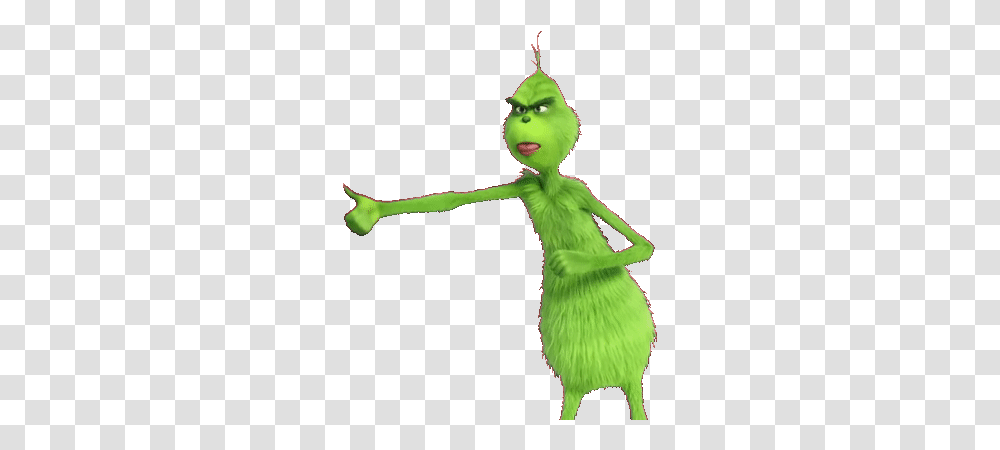 Grinch Blowing Raspberry Thumbs Down Thumbs Down The El Grinch Gif, Bird, Animal, Toy, Green Transparent Png