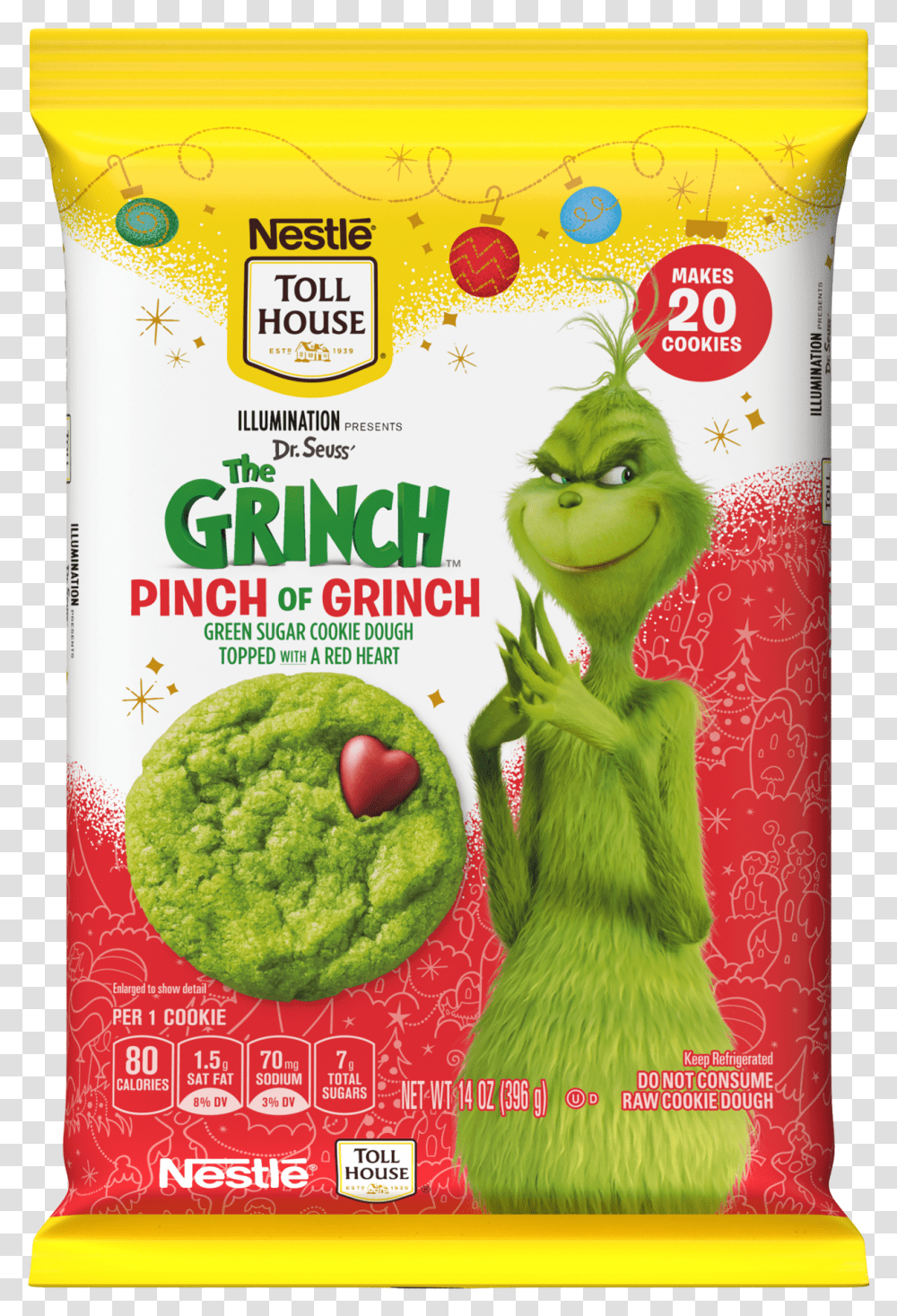 Grinch Cookie Dough, Plant, Food, Vegetable, Tin Transparent Png