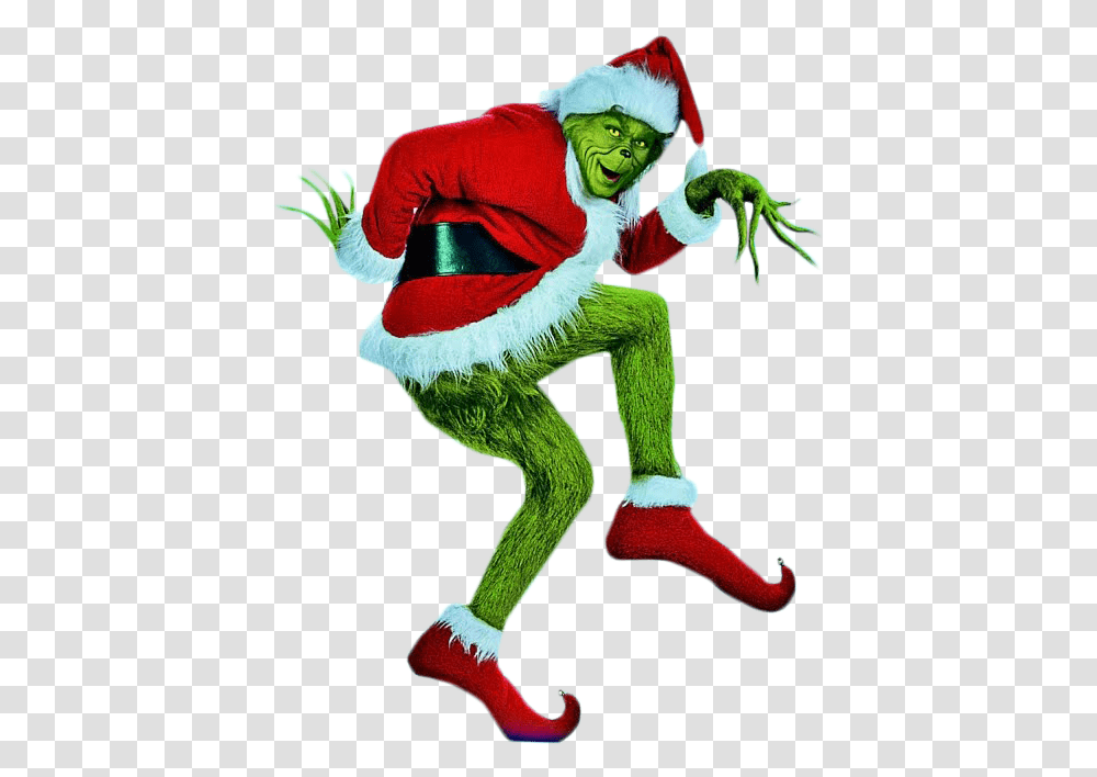 Grinch Dancing Image Grinch Stole Christmas 2000, Mascot, Elf, Person, Human Transparent Png