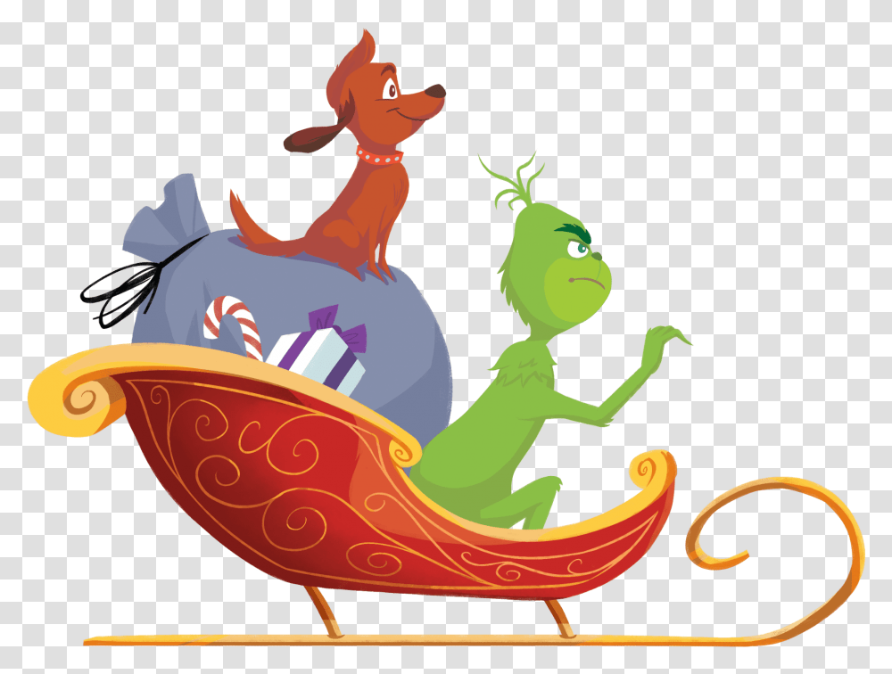 Grinch Game Grinch On A Sled, Graphics, Art, Animal, Amphibian Transparent Png