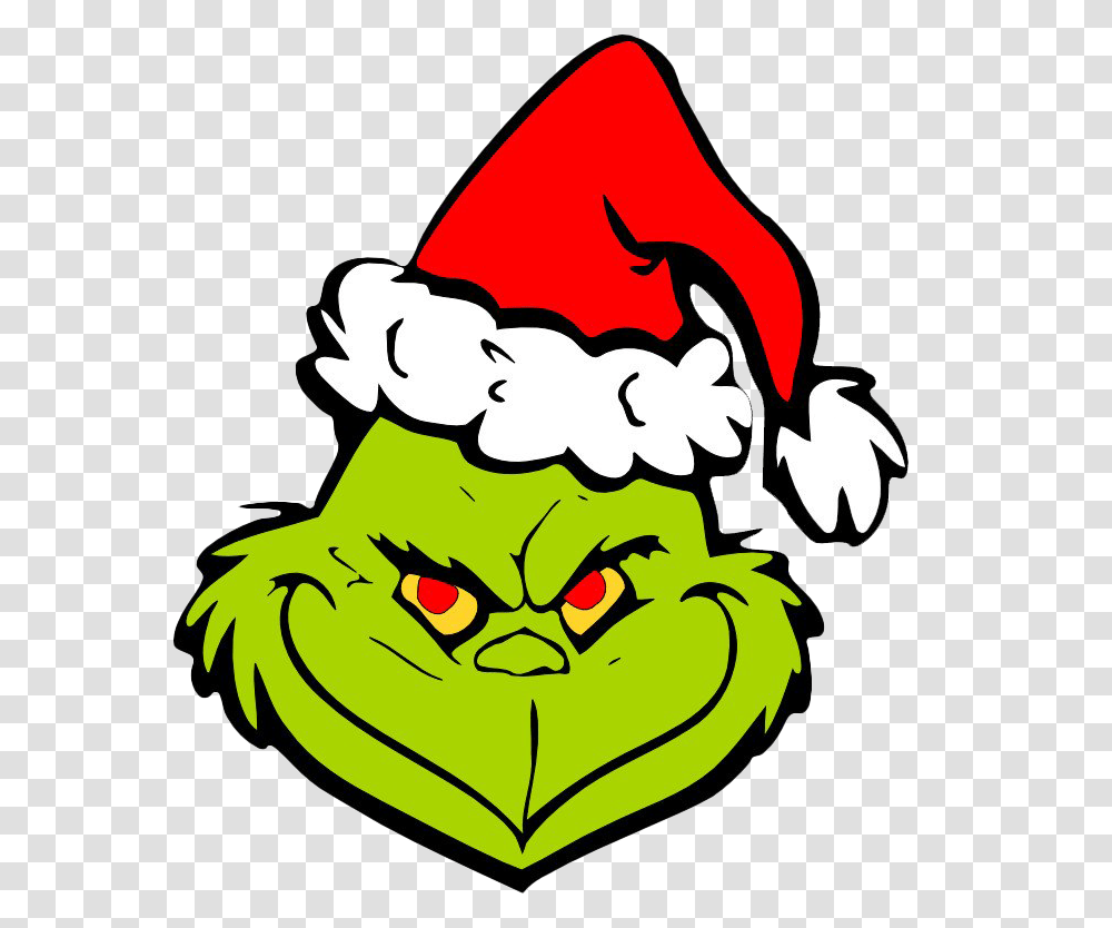 Grinch Pic Grinch With Santa Hat, Angry Birds Transparent Png