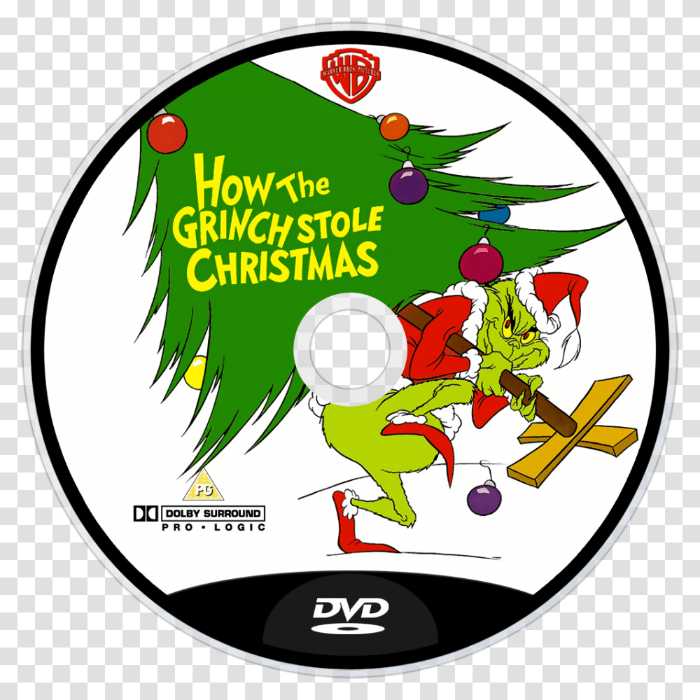Grinch Stole Christmas Image Royalty Free Library Grinch Stole Christmas Album, Disk, Dvd, Poster, Advertisement Transparent Png