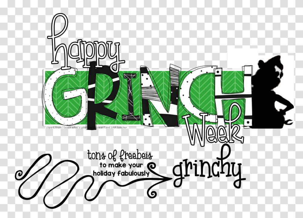 Grinch Week Freebies, Person, Alphabet, Green Transparent Png