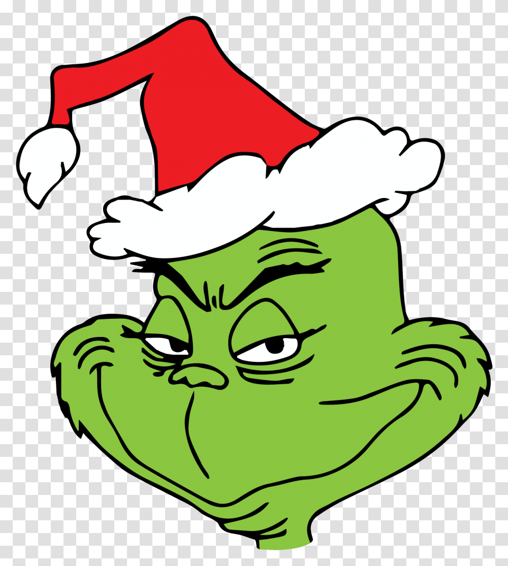 Grinch With Christmas Hat, Elf, Plant Transparent Png