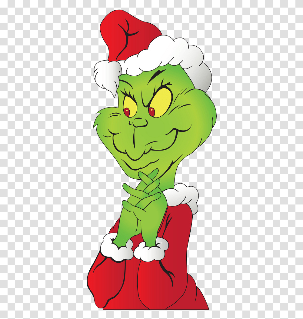 Grinch With Christmas Hat, Light, Flare, Hand Transparent Png