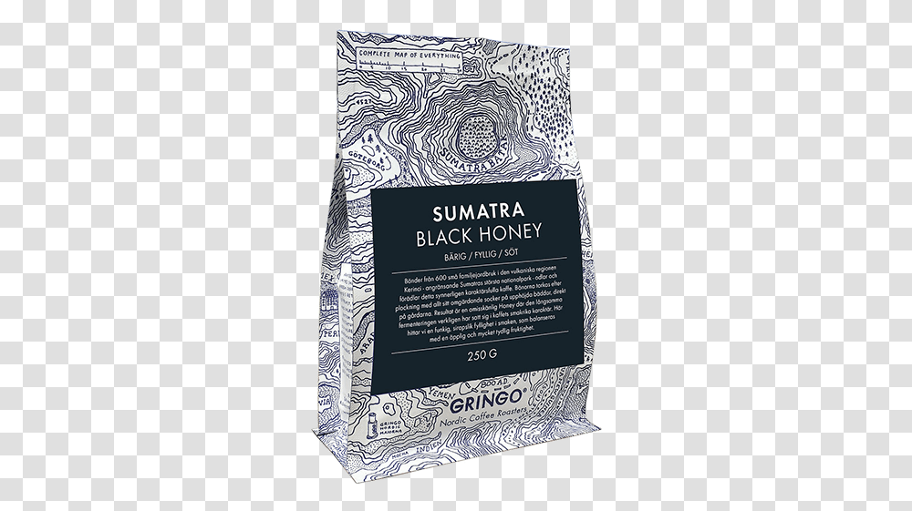 Gringo Sumatra Black Honey Coffee Beans 250g Gringo Kaffe Lila, Flyer, Poster, Paper, Advertisement Transparent Png