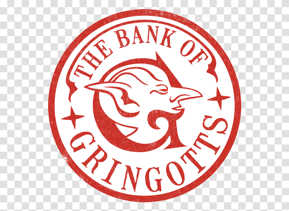 Gringotts Wizarding Bank Is The Only Harry Potter Gringotts Logo, Symbol, Trademark, Ketchup, Food Transparent Png