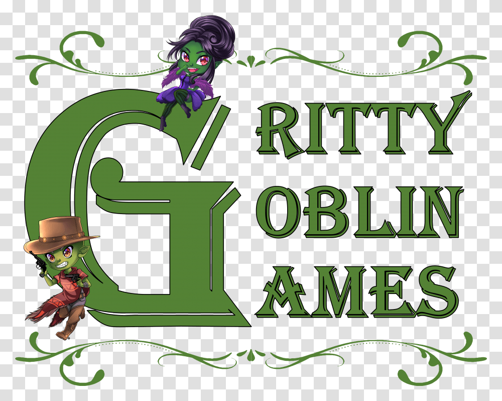 Gritty Goblin Games Organized Play Illustration, Green, Text, Number, Symbol Transparent Png
