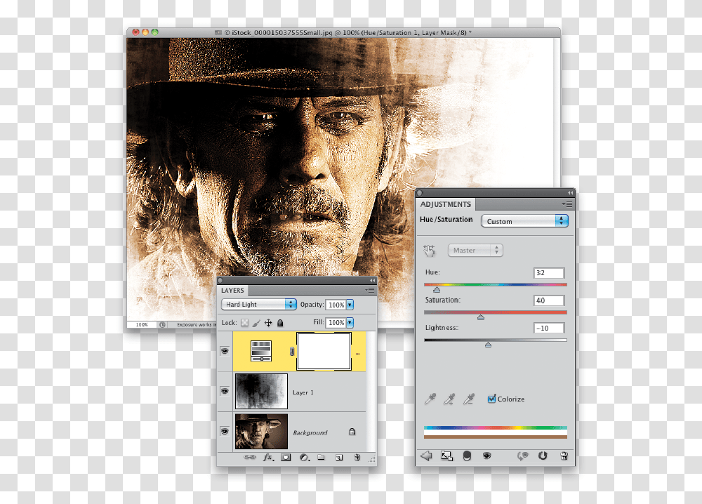Gritty Texture Effect In Photoshop Photoshop Gritty Texture Effects, File, Screen, Electronics, Monitor Transparent Png
