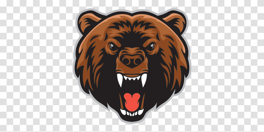 Grizzly Bear Clip Art Vector Graphics Angry Brown Bear Clipart, Mammal, Animal, Wildlife, Lion Transparent Png