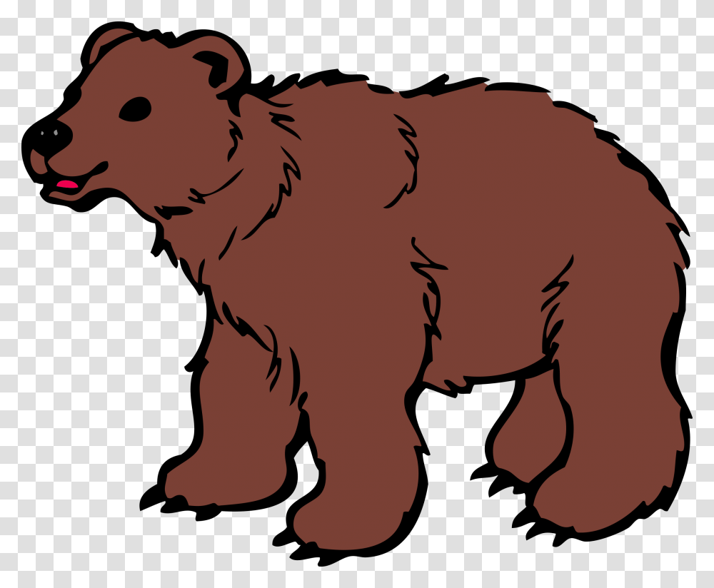 Grizzly Bear Clipart Icon, Animal, Mammal, Tree, Plant Transparent Png