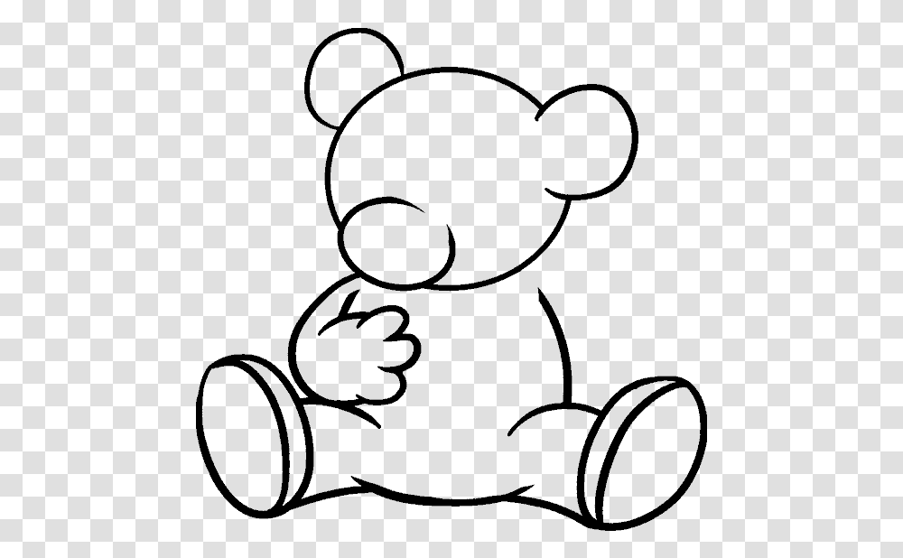 Grizzly Bear Drawing Standing Teddy Bear Draw, Gray, World Of Warcraft Transparent Png