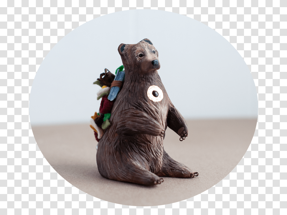 Grizzly Bear, Figurine, Wildlife, Mammal, Animal Transparent Png