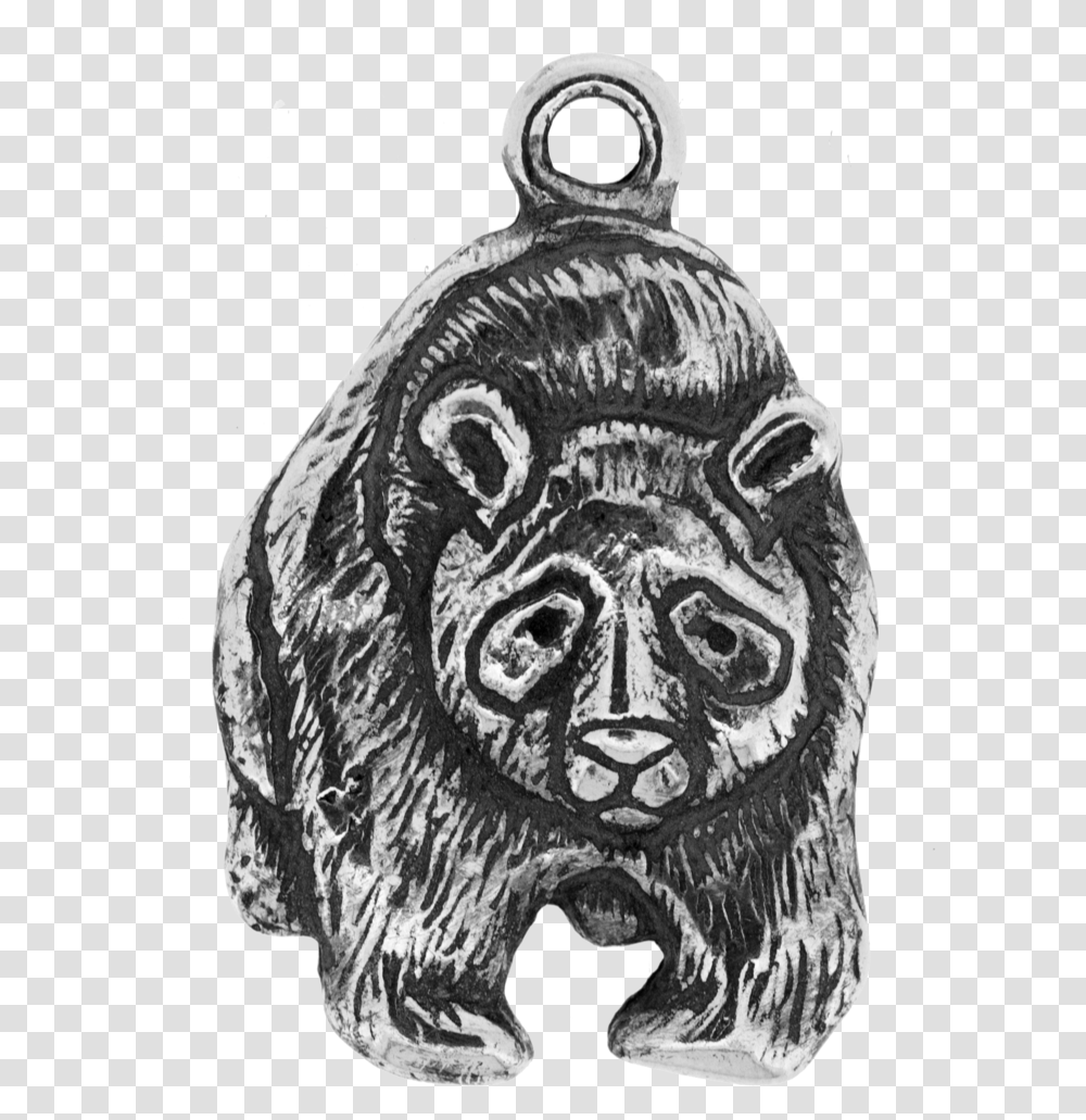 Grizzly Bear, Head, Drawing, Sculpture Transparent Png