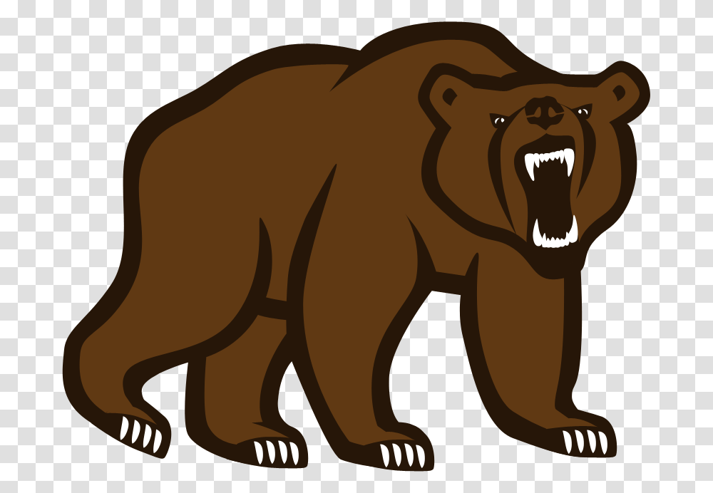Grizzly Bear Mascot Clipart Clip Art Images, Mammal, Animal, Wildlife, Lion Transparent Png