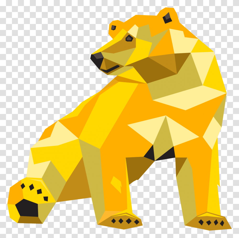 Grizzly Bear Standing Clipart, Mammal, Animal, Logo Transparent Png
