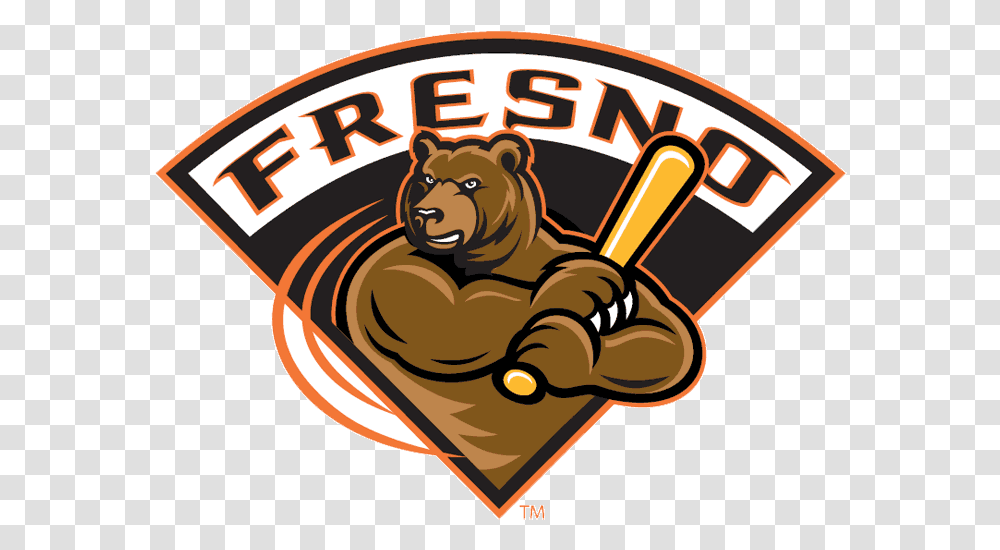 Grizzly Bear Swinging A Baseball Bat Fresno Grizzlies, Mammal, Animal, Wildlife, Beaver Transparent Png