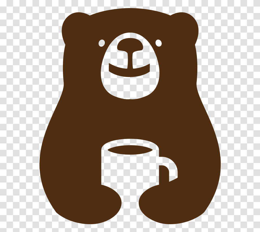 Grizzly Bear Teddy Bear, Coffee Cup, Lamp, Label Transparent Png