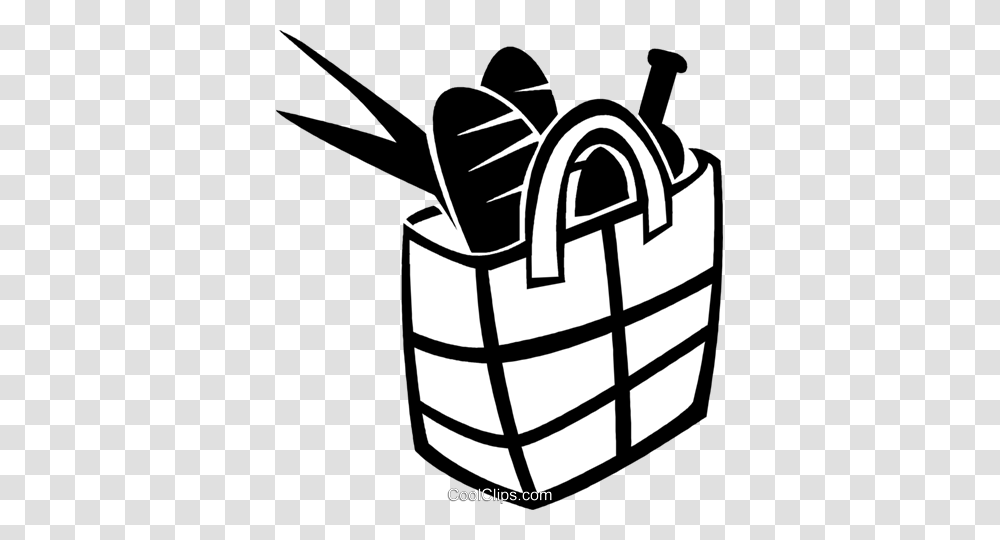 Grocery Bag Royalty Free Vector Clip Art Illustration, Bomb, Weapon, Weaponry, Grenade Transparent Png