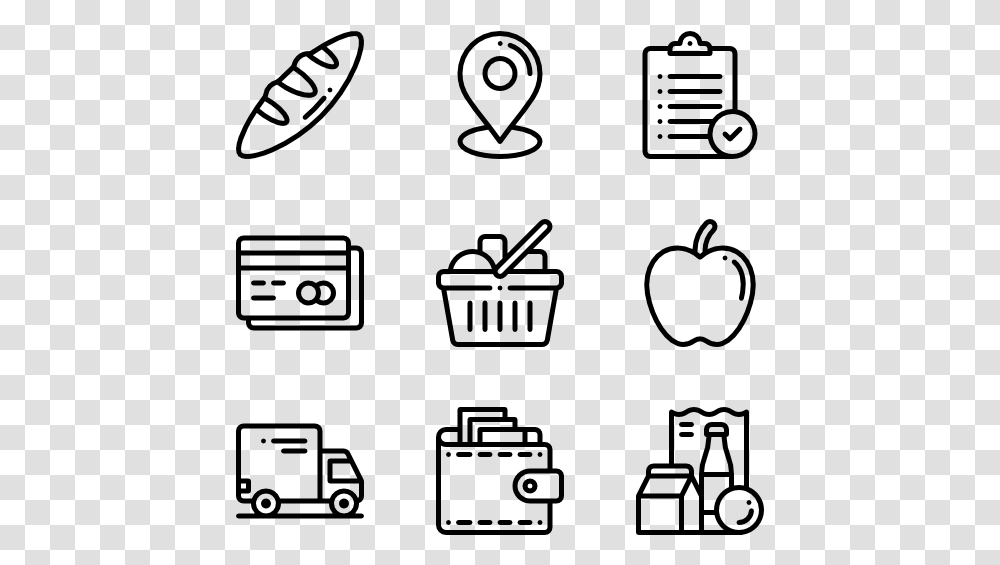 Grocery Design Icons Vector, Gray, World Of Warcraft Transparent Png
