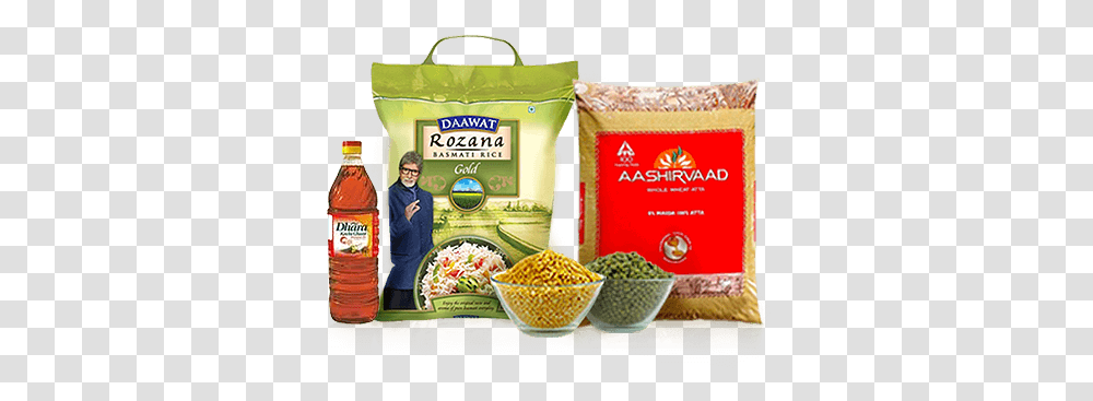 Grocery Images Daawat Rozana Gold Basmati Rice, Person, Food, Snack, Plant Transparent Png