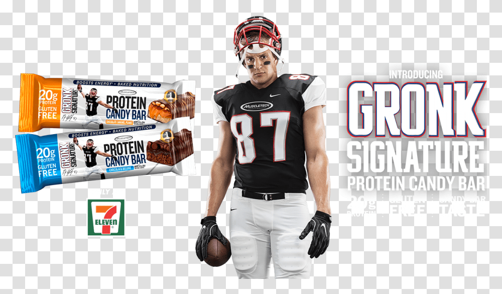 Gronk Candy Bar Rob Gronkowski Muscletech, Person, Helmet, People Transparent Png