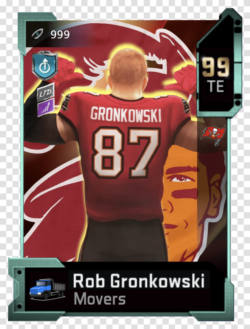 Gronk Spikes Incoming Hope Its Sooner Than Later Protective Equipment In Gridiron Football, Clothing, Shirt, Person, Jersey Transparent Png