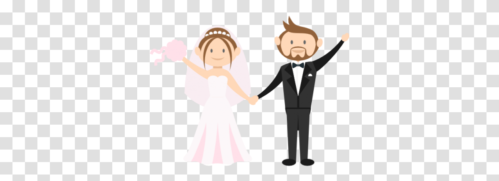 Groom Bride People Wedding Couple Romantic Icon Animasi Orang Mikah, Person, Clothing, Hand, Dress Transparent Png