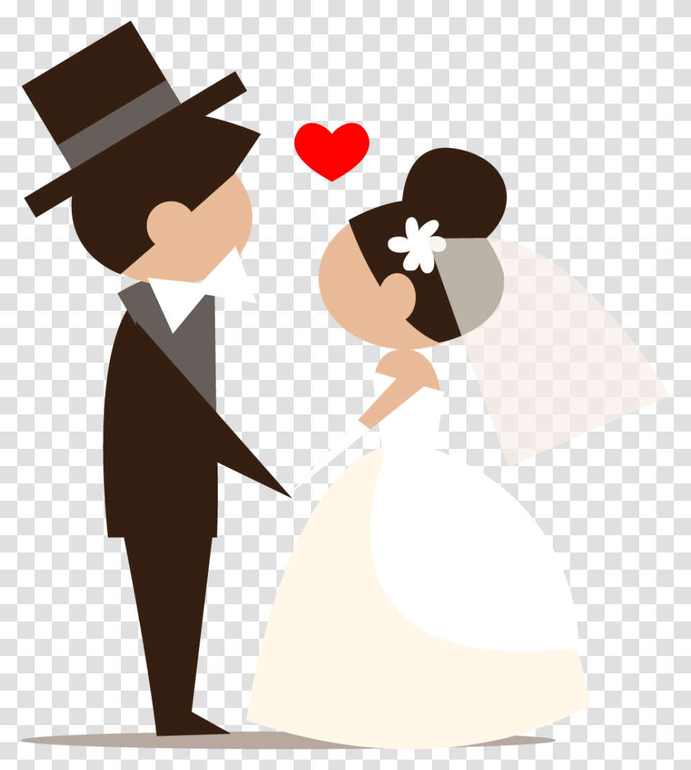 Groom Clipart Wedding Reception Couple Vector Bride And Groom, Performer, Dating, Portrait Transparent Png
