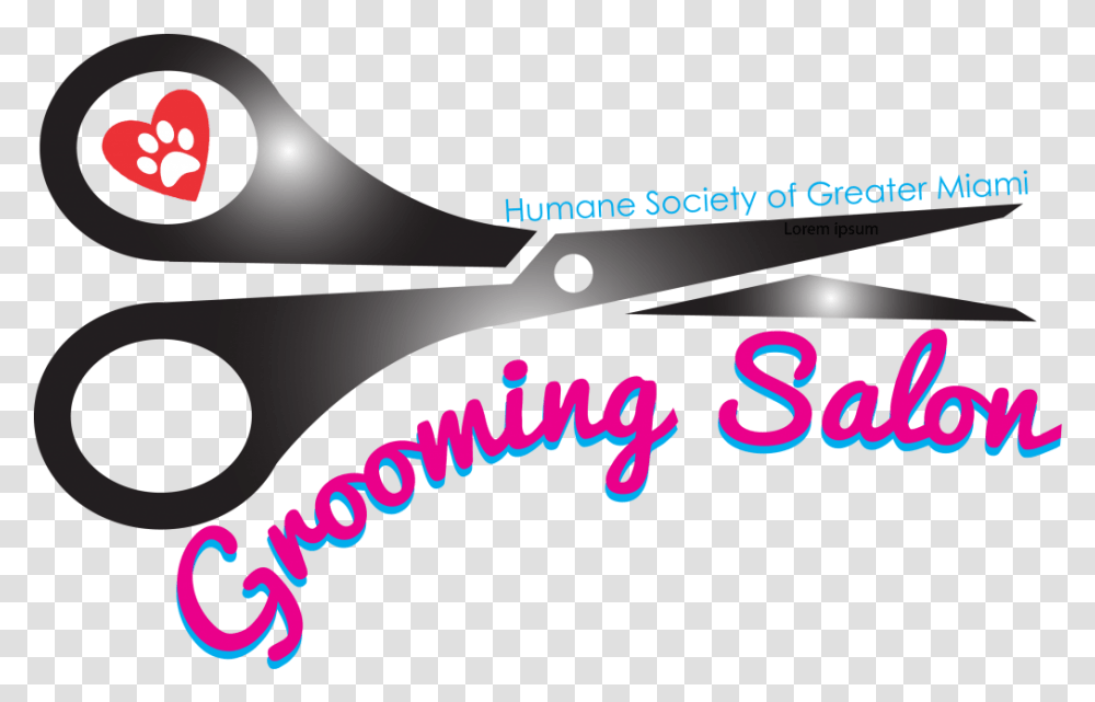 Grooming Salon Title Pink One Heart Calligraphy, Label, Outdoors Transparent Png