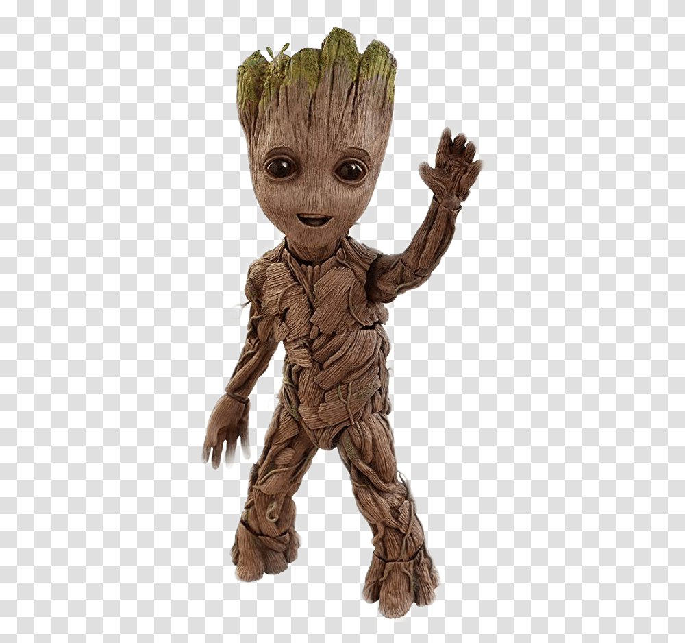 Groot Avengers Marvel Freetoedit Groot Guardians Of The Galaxy, Alien, Bronze, Wood, Person Transparent Png