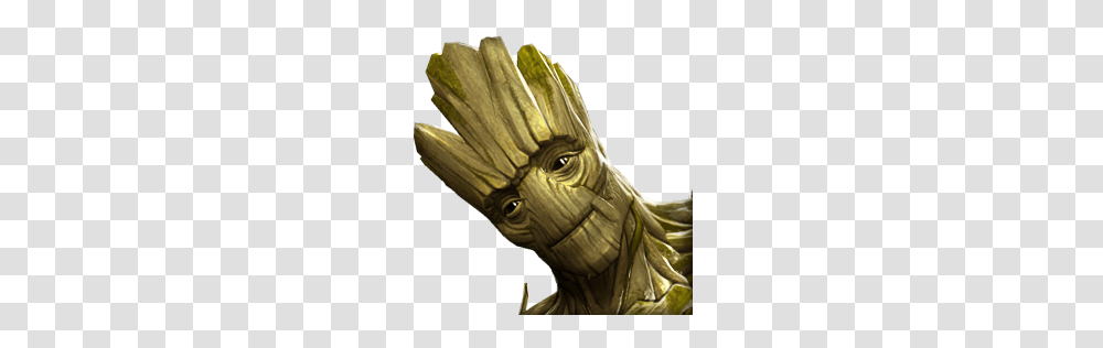 Groot, Fantasy, Bronze, Figurine, Pillar Transparent Png