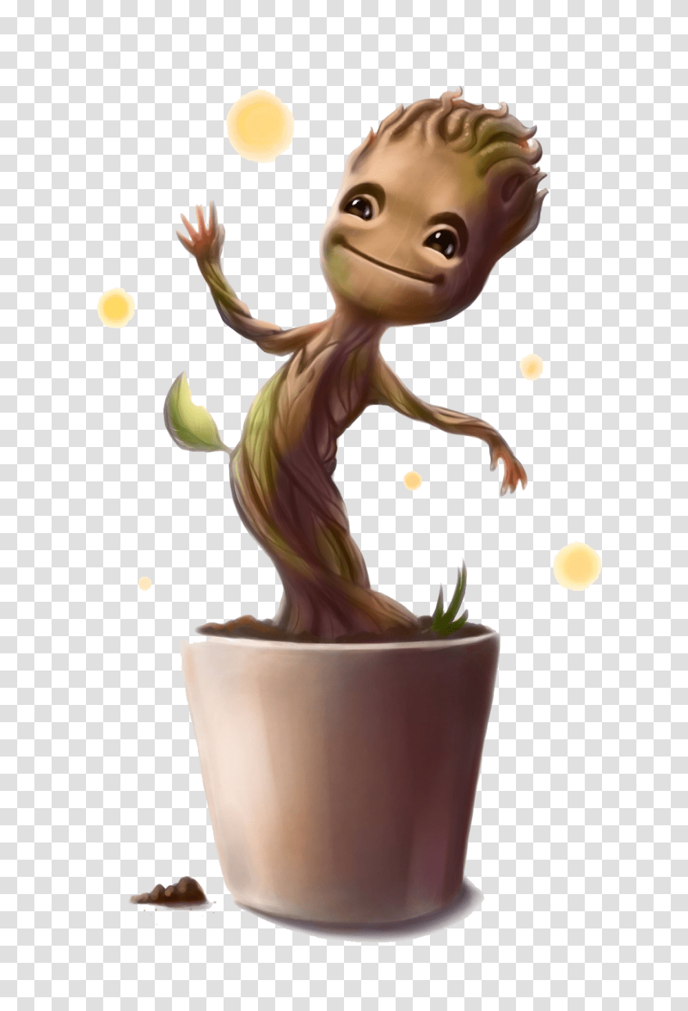 Groot, Fantasy, Figurine, Doll, Toy Transparent Png