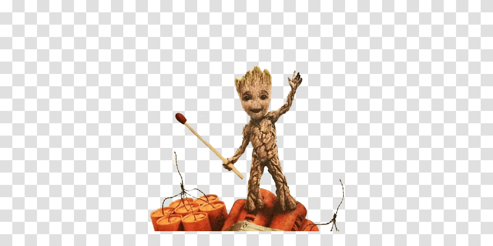 Groot, Fantasy, Figurine, Person, Human Transparent Png