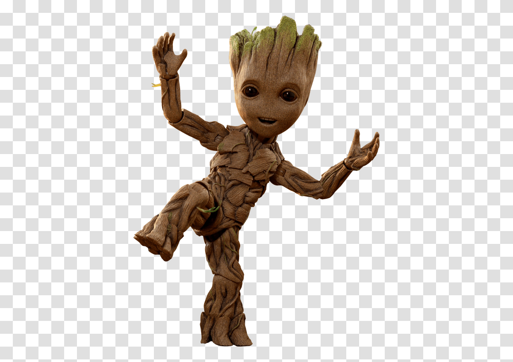 Groot, Fantasy, Figurine, Person, Human Transparent Png