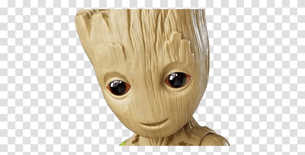 Groot, Fantasy, Head, Toy, Doll Transparent Png