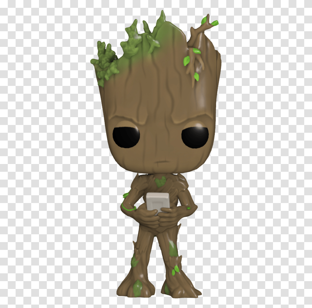 Groot Groot Funko Pop With Video Game, Toy, Alien, Head, Plant Transparent Png