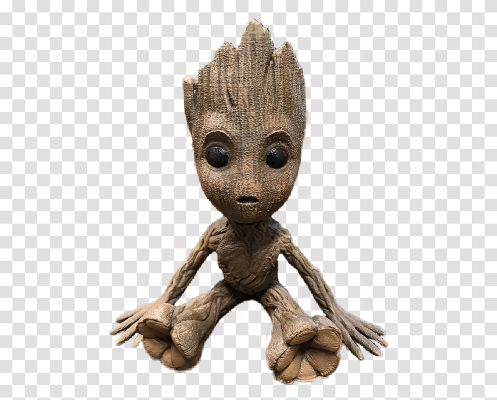 Groot Iamgroot Avengers Marvel Guardiansofthegalaxy Groot, Toy, Alien, Figurine Transparent Png