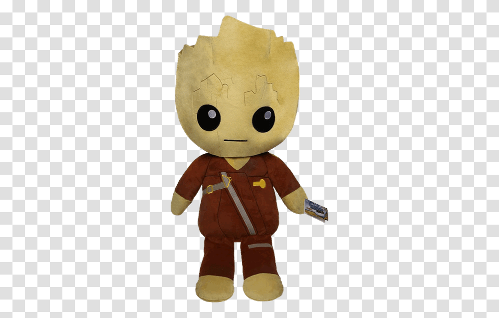Groot, Plush, Toy, Doll Transparent Png