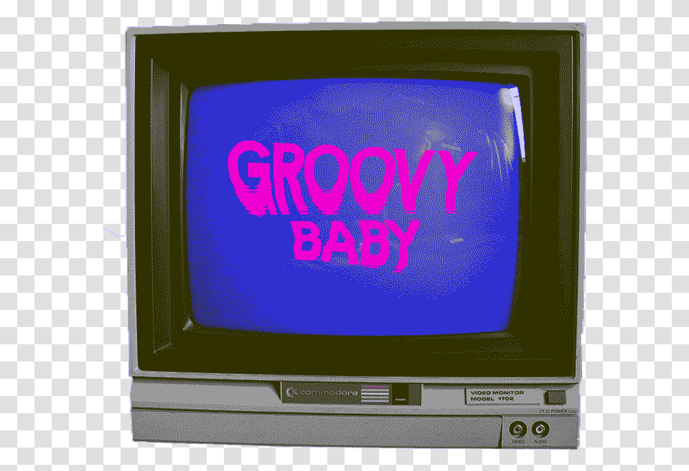 Groovy Baby Sticker Animated Gif Old Tv, Monitor, Screen, Electronics, Display Transparent Png