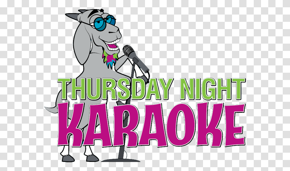 Groovy Goat Thursday Karaoke Cartoon, Crowd, Audience, Leisure Activities, Speech Transparent Png