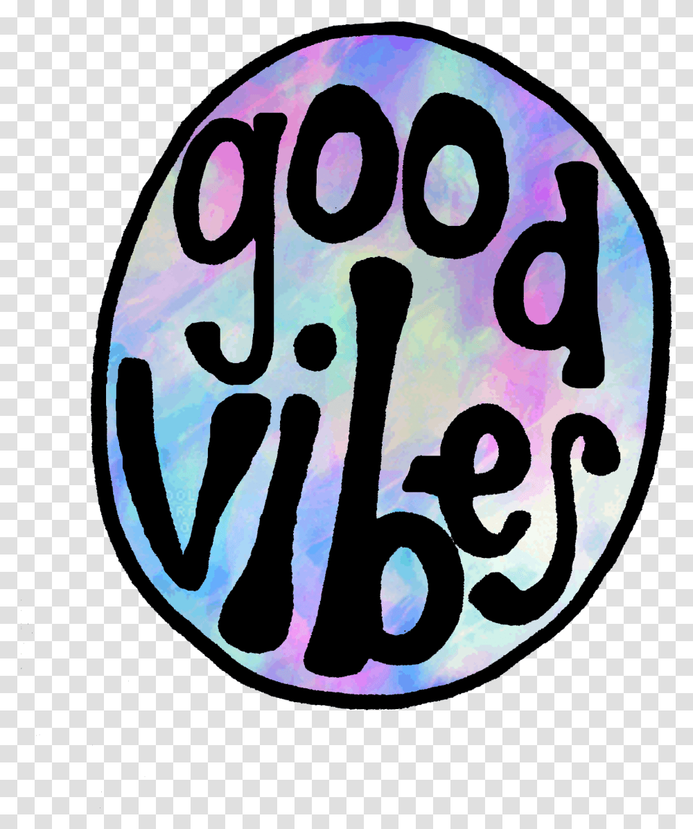 Groovy Good Vibes Watercolor Circle Clipart Good Vibes Clip Art, Number, Logo Transparent Png