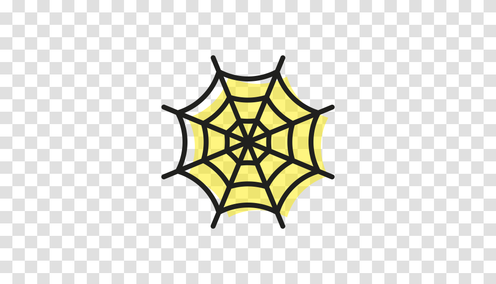 Grose Halloween Scary Spider Spiderweb Sweet Web Icon, Spider Web Transparent Png