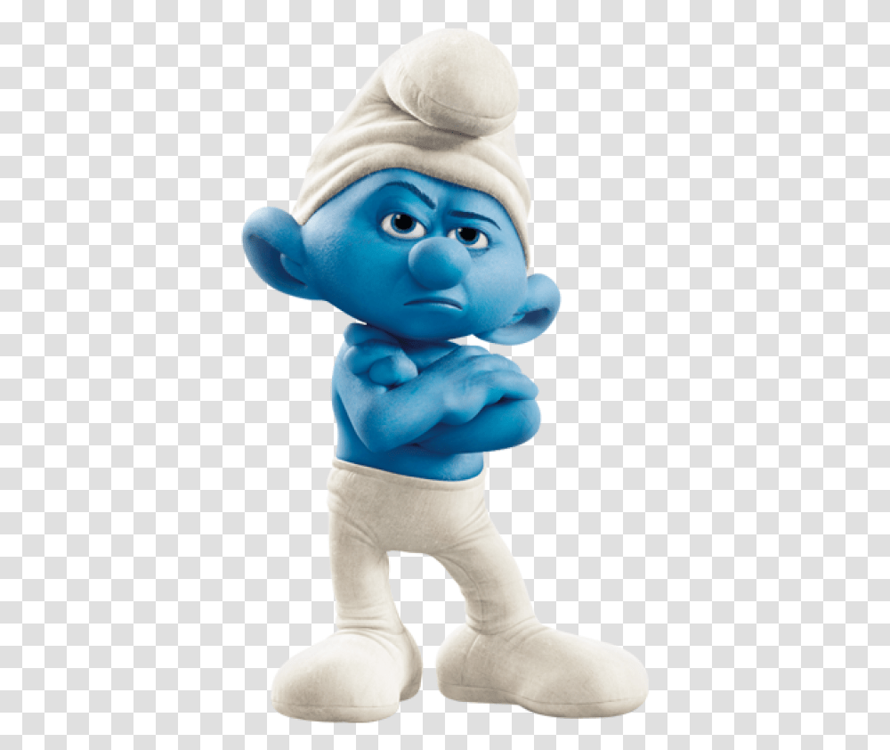 Grouchy Smurf Image Grouchy Smurf, Figurine, Person, Human, Mascot Transparent Png